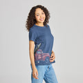 Women's Sparkle Christmas Tree Truck Short Sleeve Crusher product image 1