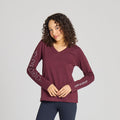 Women's Cosmic Hearts Long Sleeve Crusher Vee product image 1