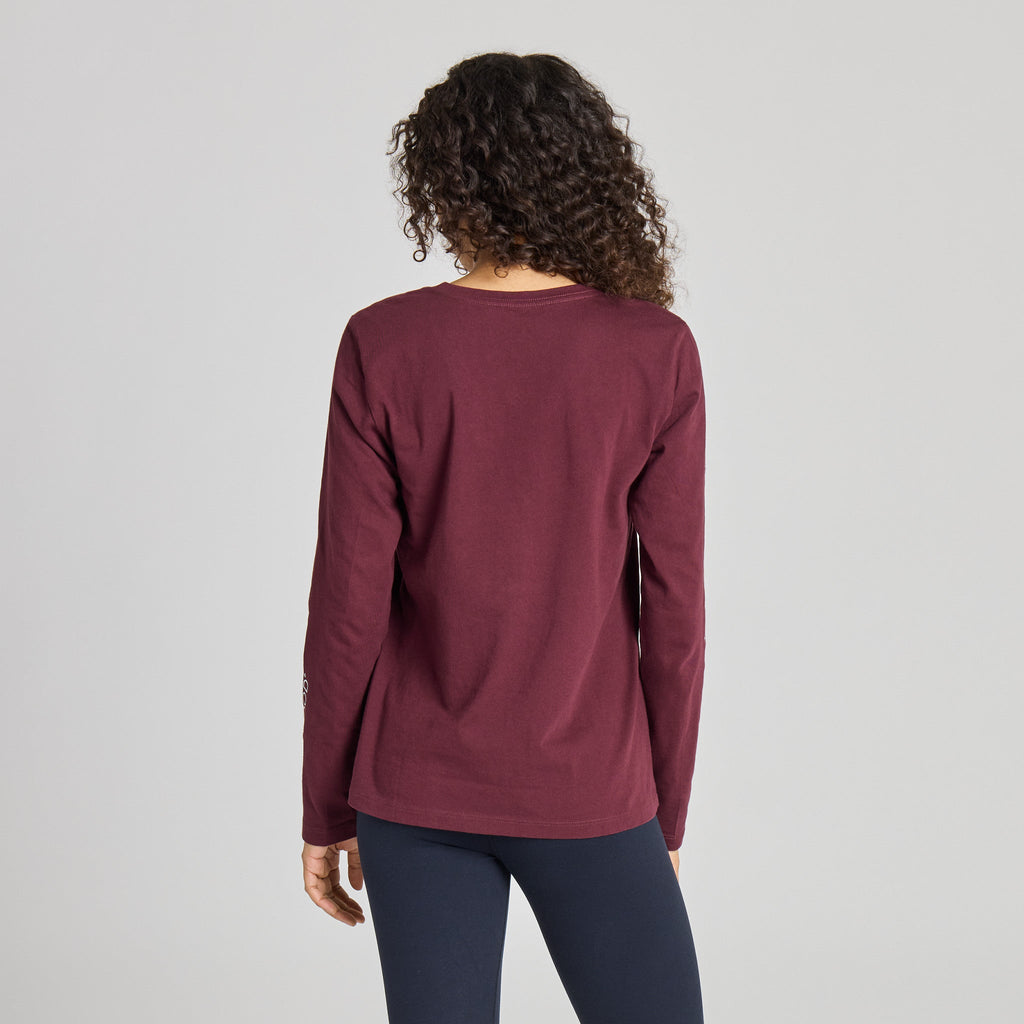 Women's Cosmic Hearts Long Sleeve Crusher Vee product image 4