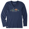 Women's Take-Out Dinner Long Sleeve Crusher Vee product image 1