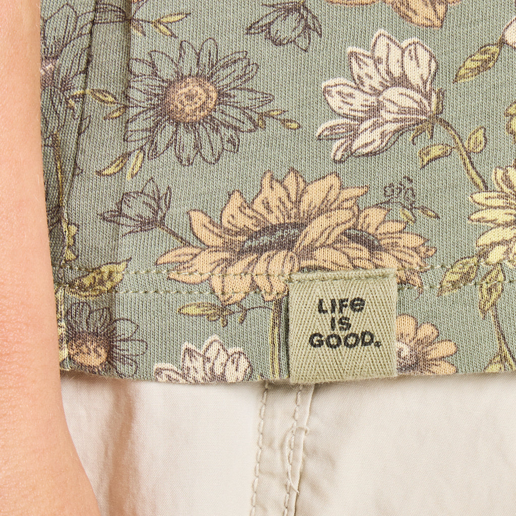Women's Wildflower Garden Pattern Crusher-LITE Easy Tee product image 4