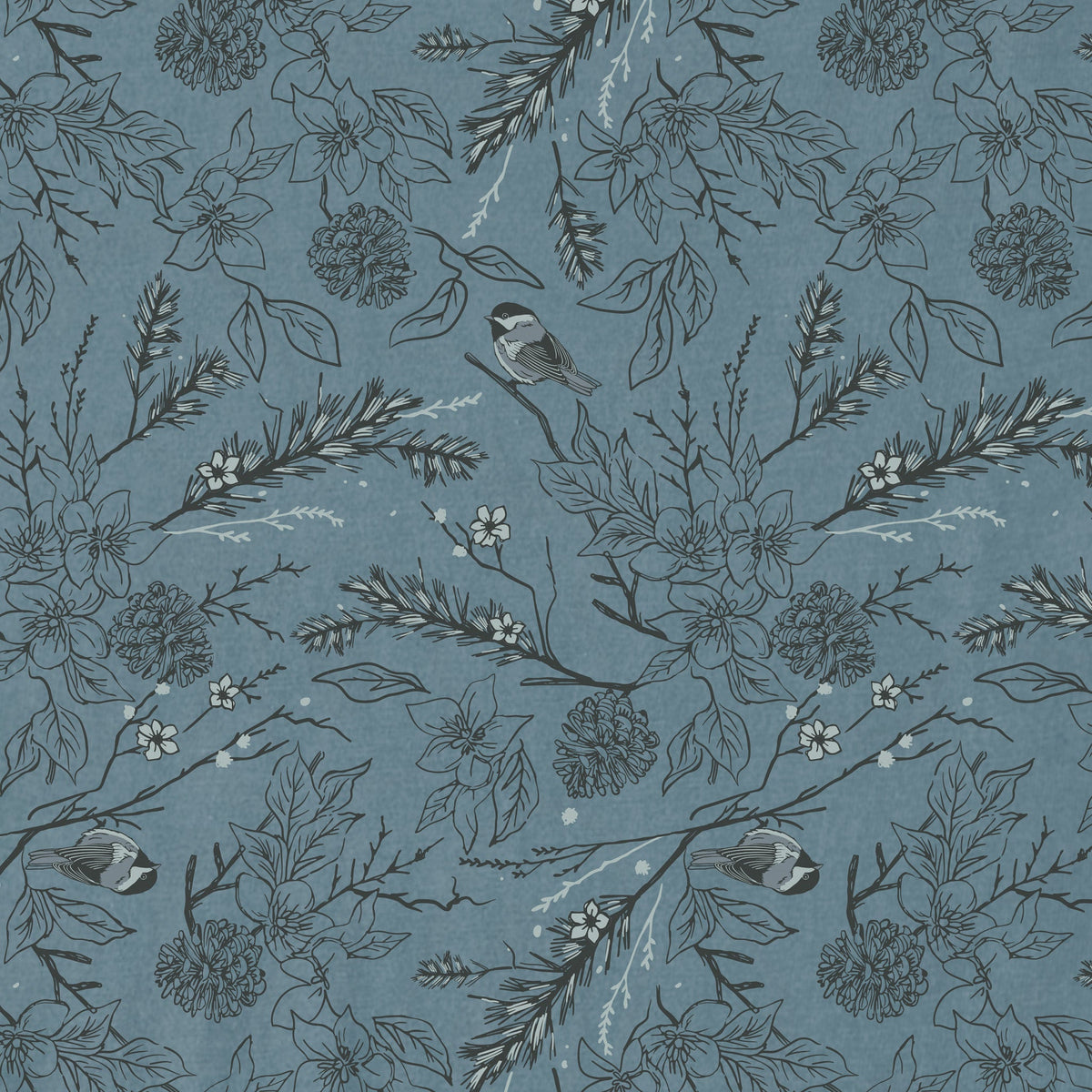 Women's Winter Chickadee Pattern Crusher-LITE Easy Tee product image 2