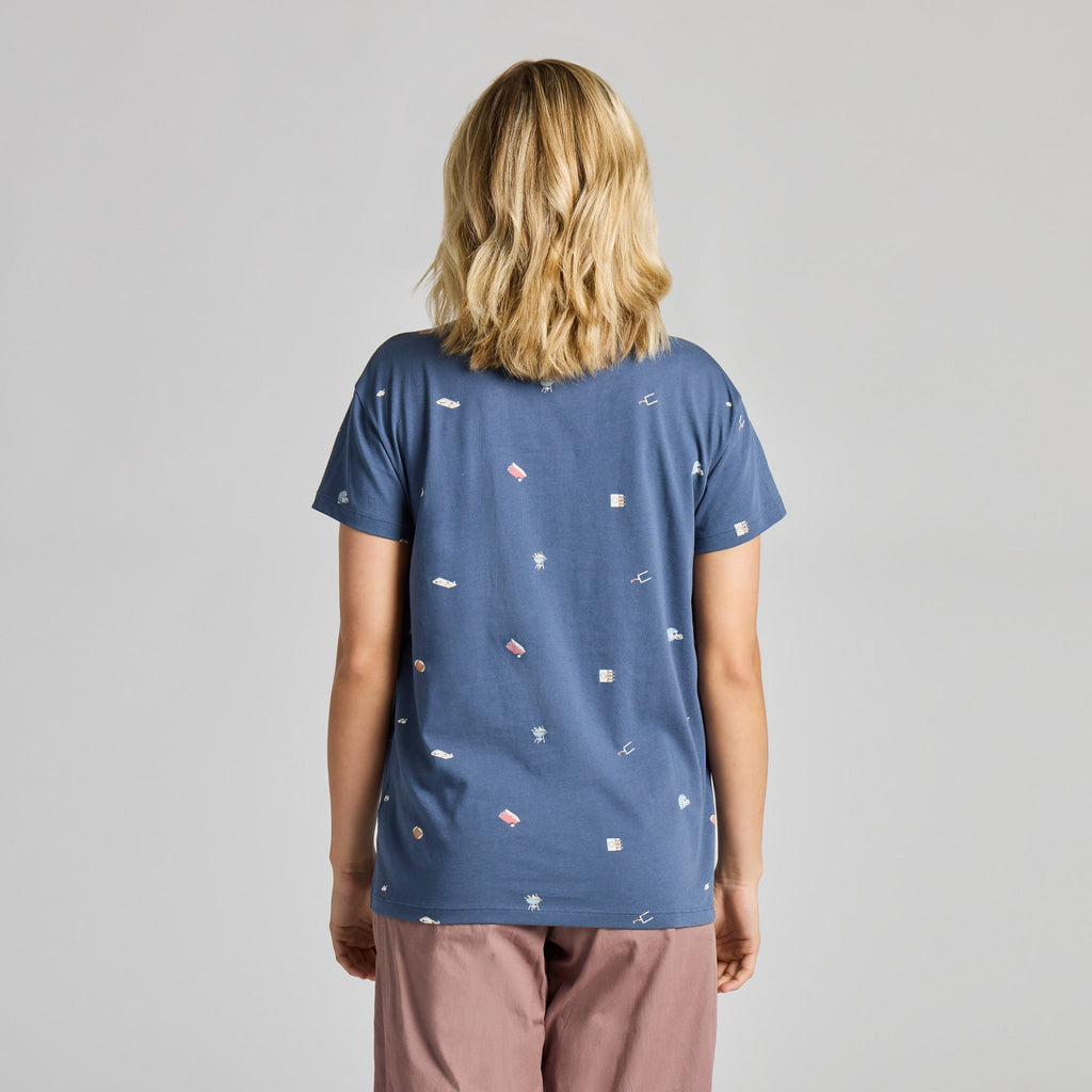 Women's Football Tailgate Pattern Crusher-LITE Easy Tee product image 3