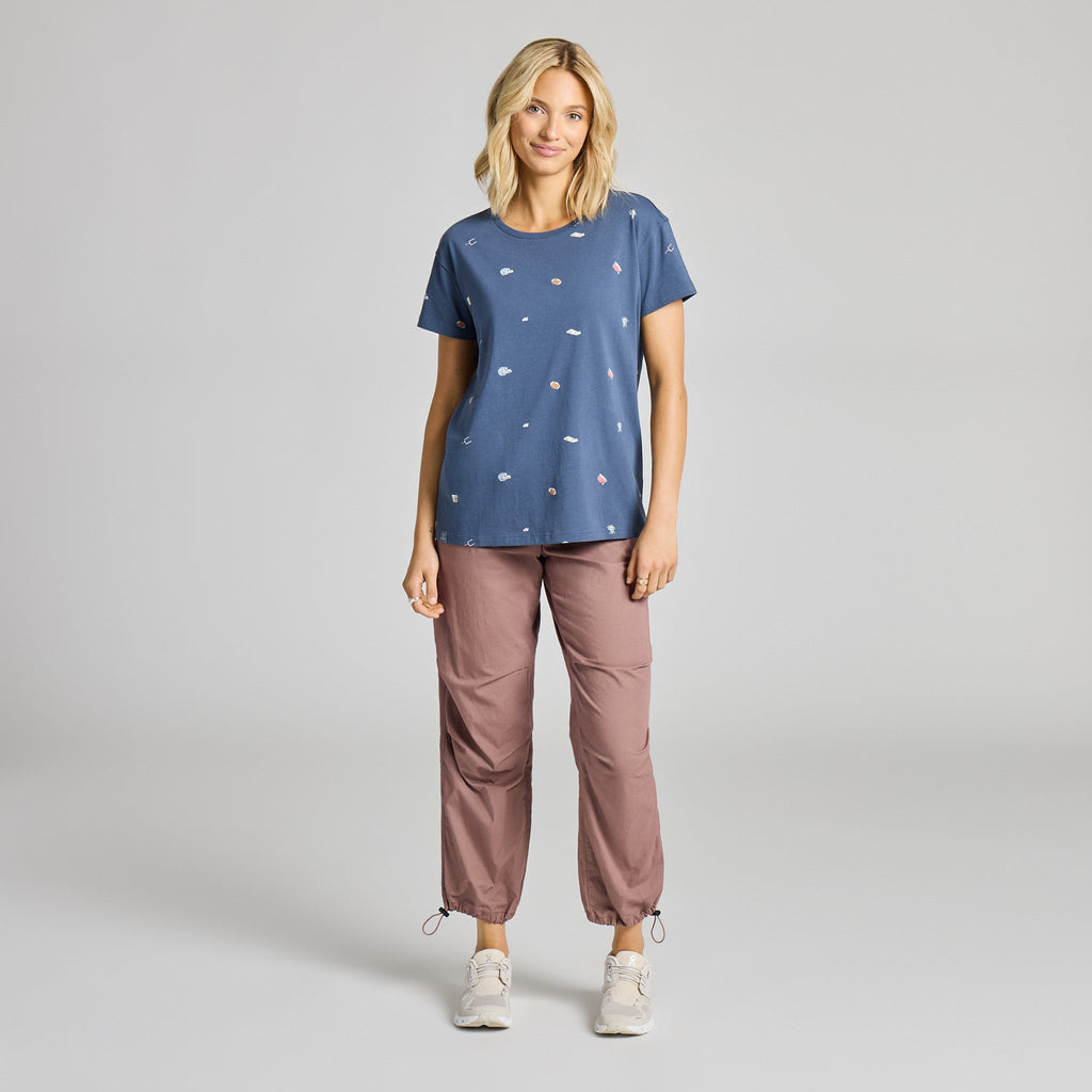 Women's Football Tailgate Pattern Crusher-LITE Easy Tee product image 5