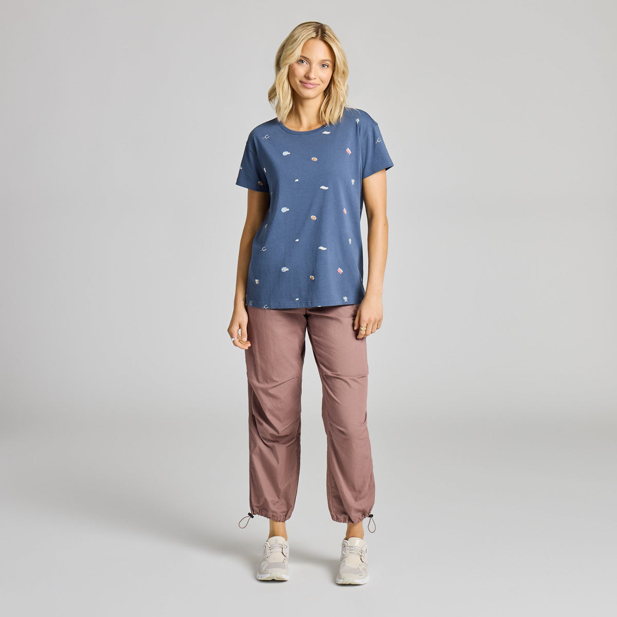 Women's Football Tailgate Pattern Crusher-LITE Easy Tee product image 5
