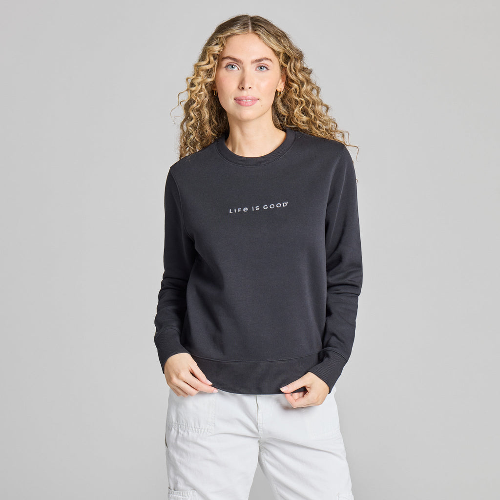 Women's Branded LIG Good Vibes Crew