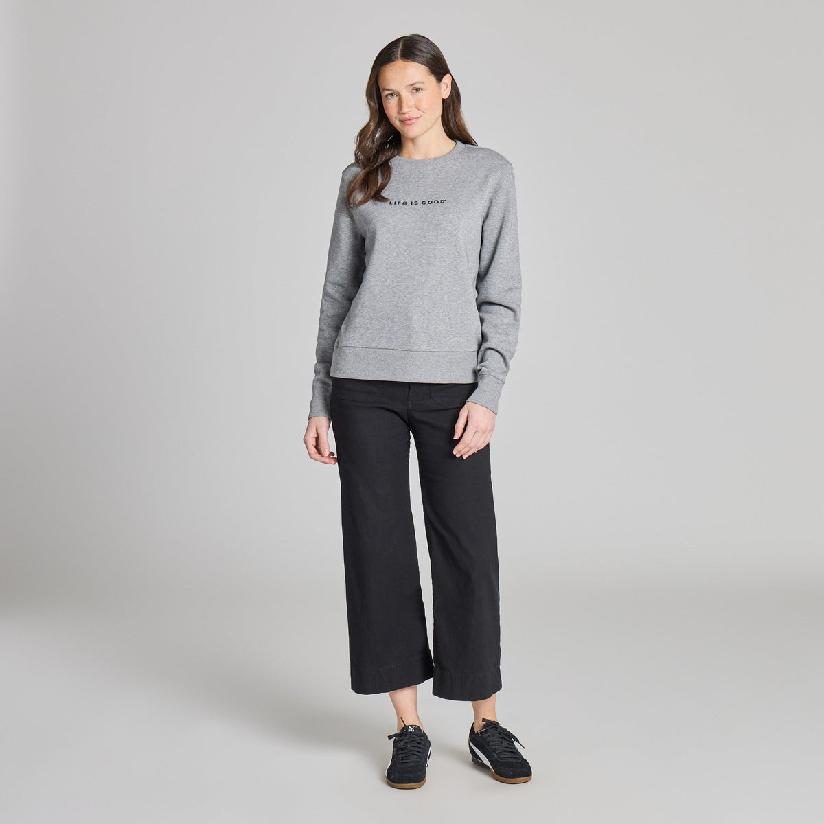 Women's Branded LIG Good Vibes Crew