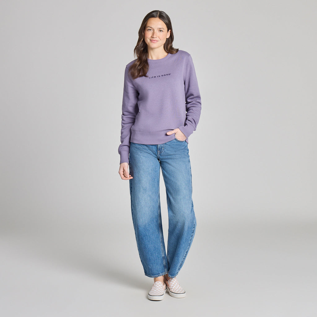 Women's Branded LIG Good Vibes Crew
