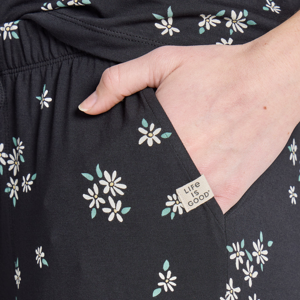 Women's Wild Daisy Pattern Lightweight Sleep Pant