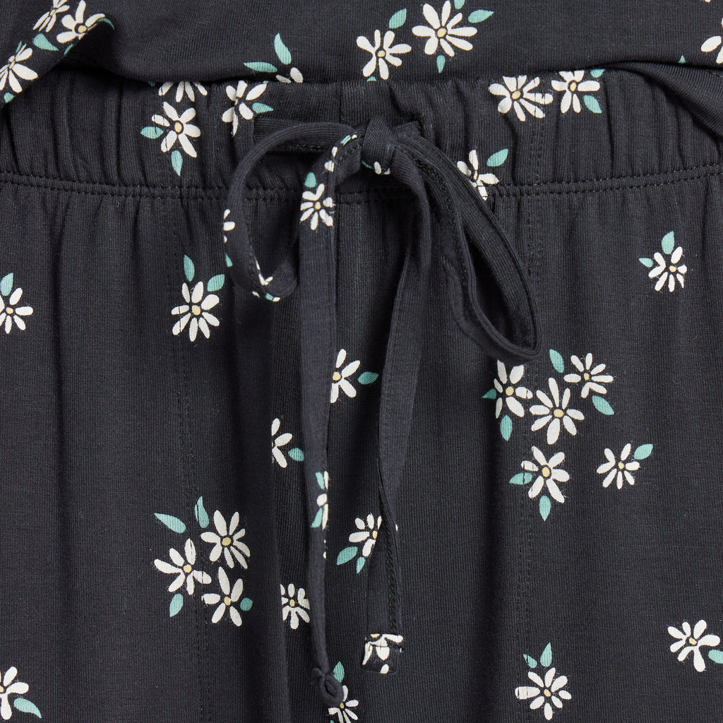 Women's Wild Daisy Pattern Lightweight Sleep Pant