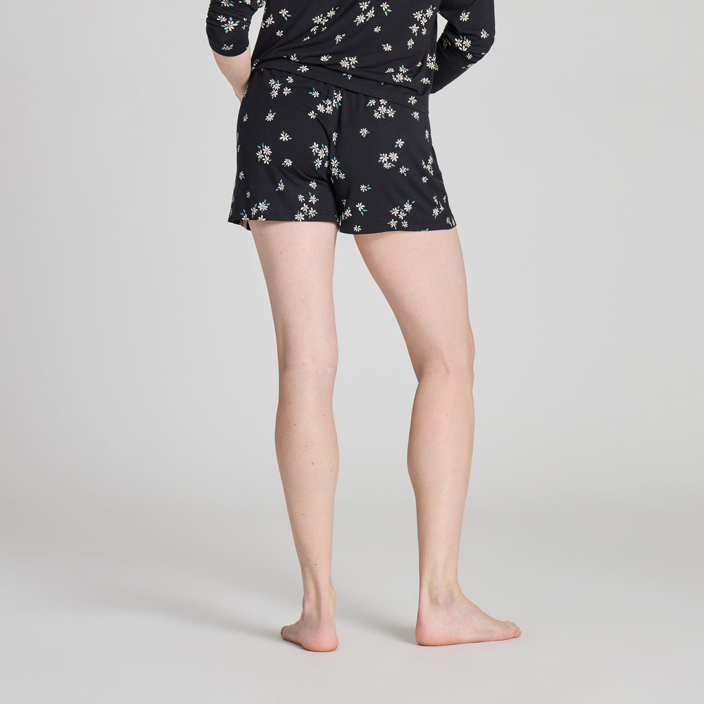 Women's Wild Daisy Pattern Lightweight Sleep Short