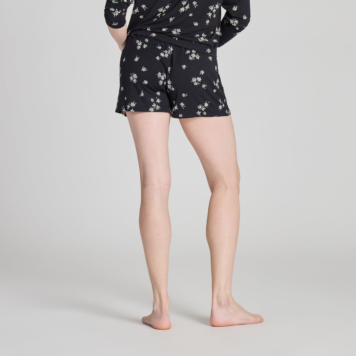 Women's Wild Daisy Pattern Lightweight Sleep Short