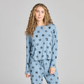 Women's Dog Portrait Pattern Long Sleeve Lightweight Boxy product image 1