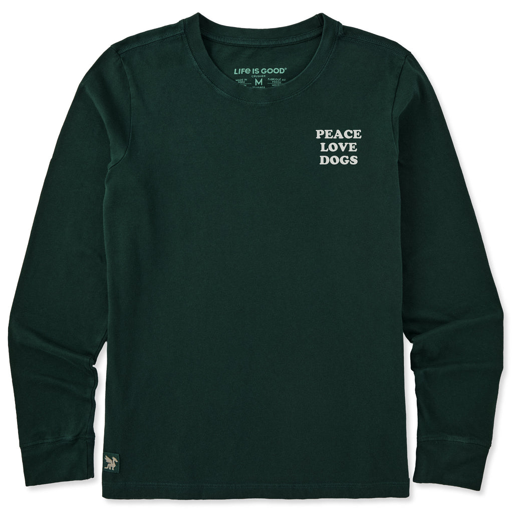 Women's Peace Love Dogs Cooper Long Sleeve Crusher Tee product image 1
