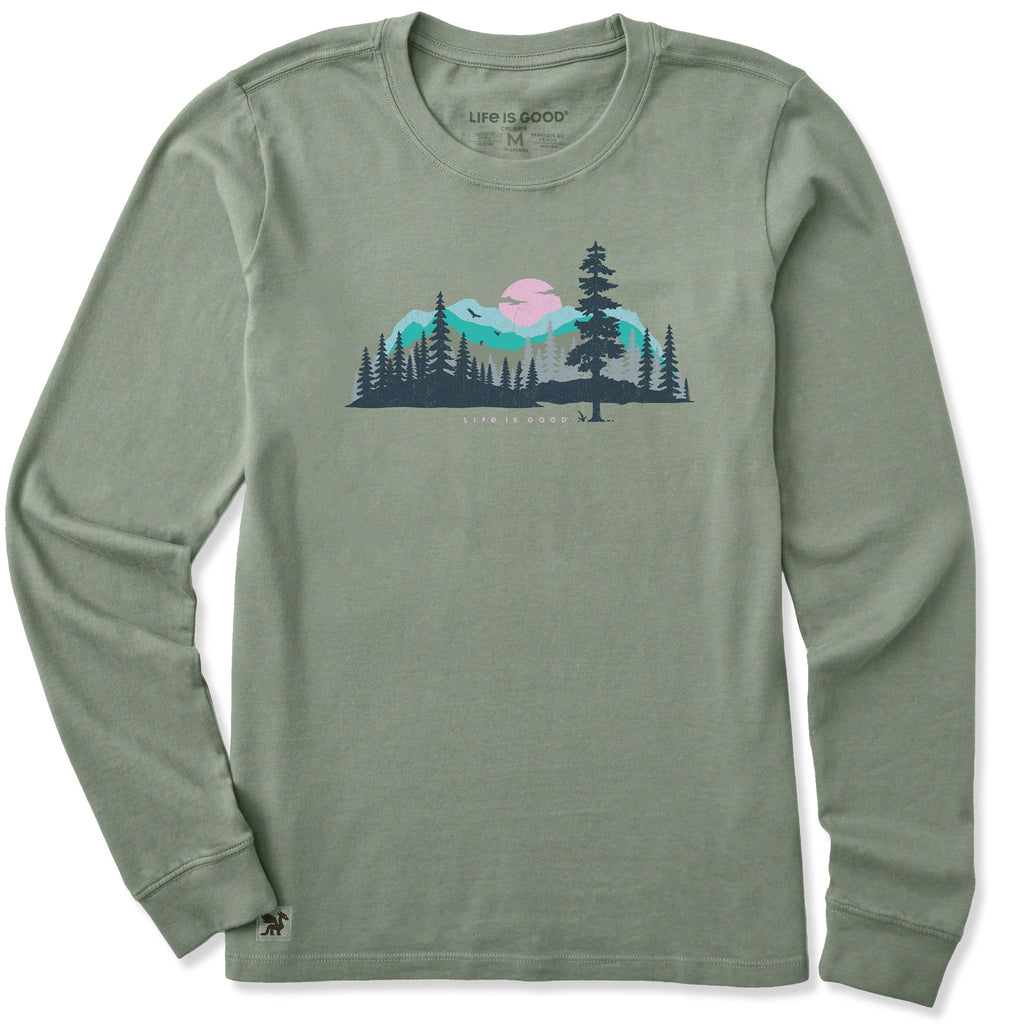 Women's Mountain Mood Long Sleeve Crusher Tee product image 1