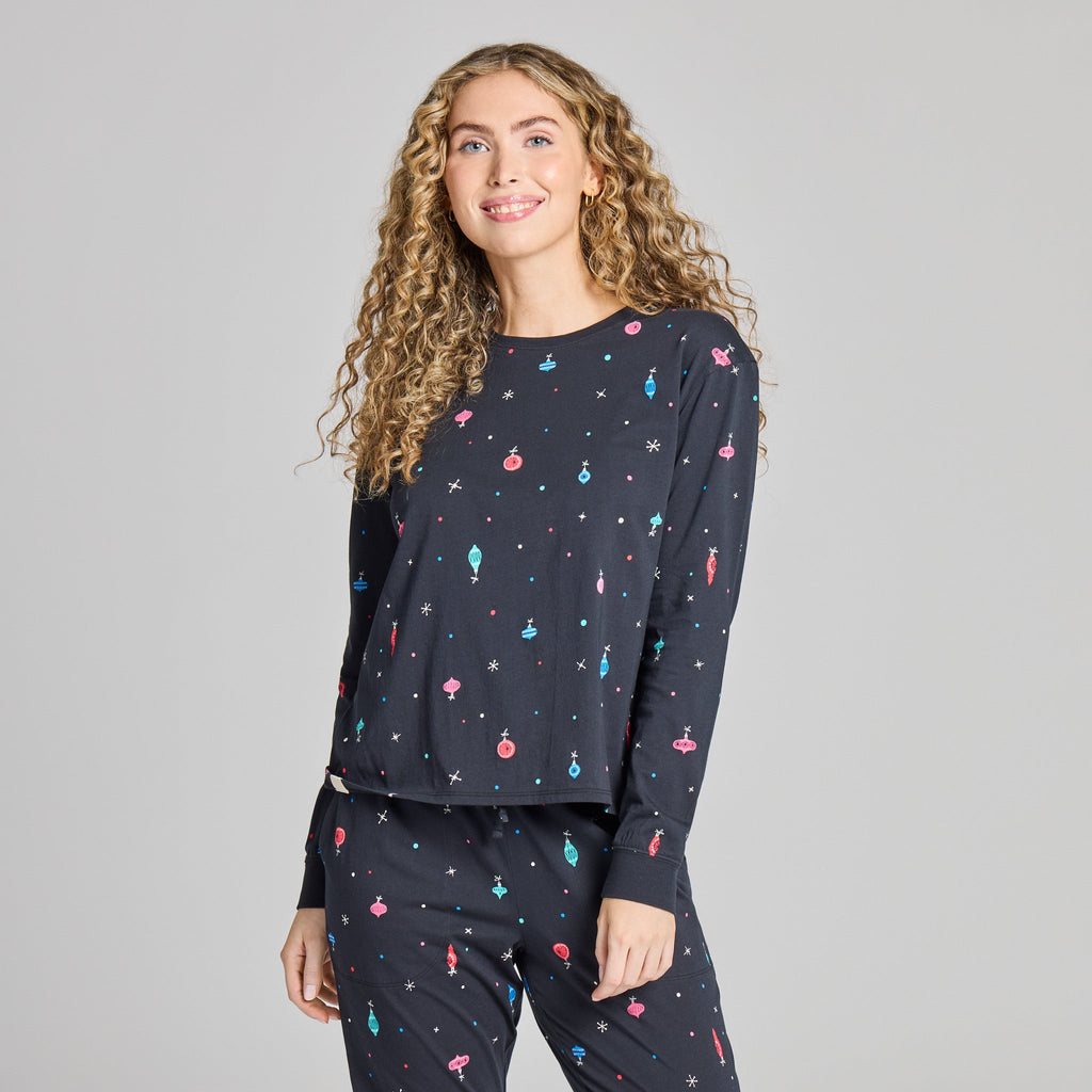 Women's Retro Ornament Pattern Long Sleeve Snuggle Up Sleep product image 1