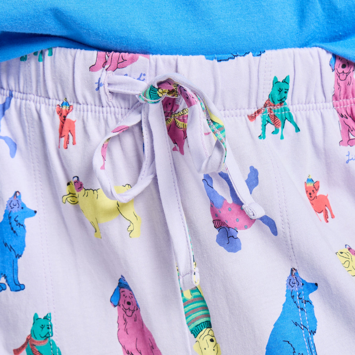Women's Warm Winter Dogs Pattern Snuggle Up Sleep Pant