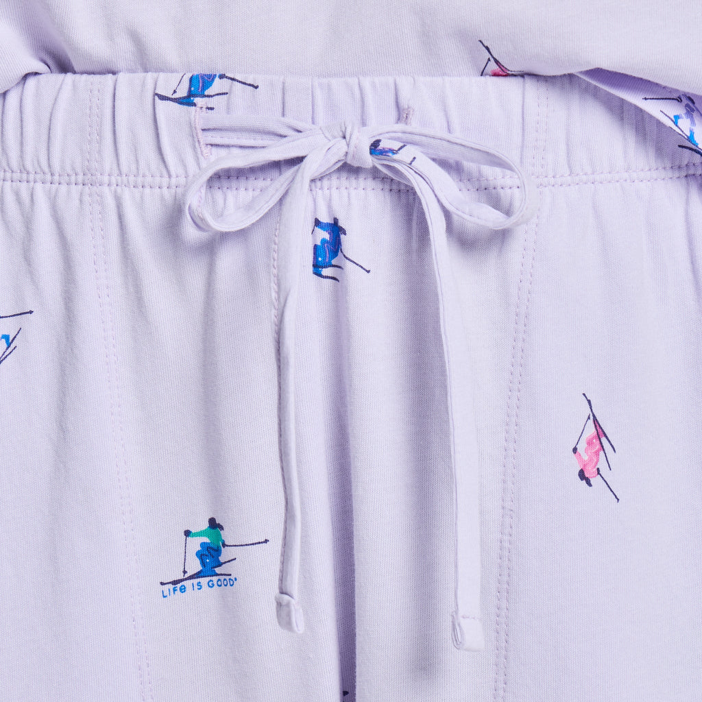 Women's Ski Ya Later Pattern Snuggle Up Sleep Jogger