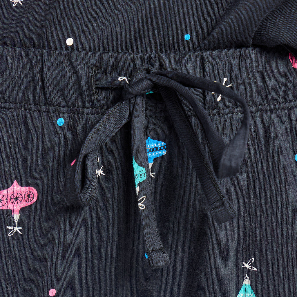 Women's Retro Ornament Pattern Snuggle Up Sleep Jogger