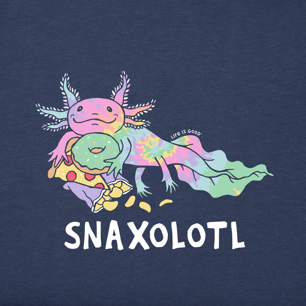 Kids Tie Dye Snaxolotl Short Sleeve Crusher Tee product image 4