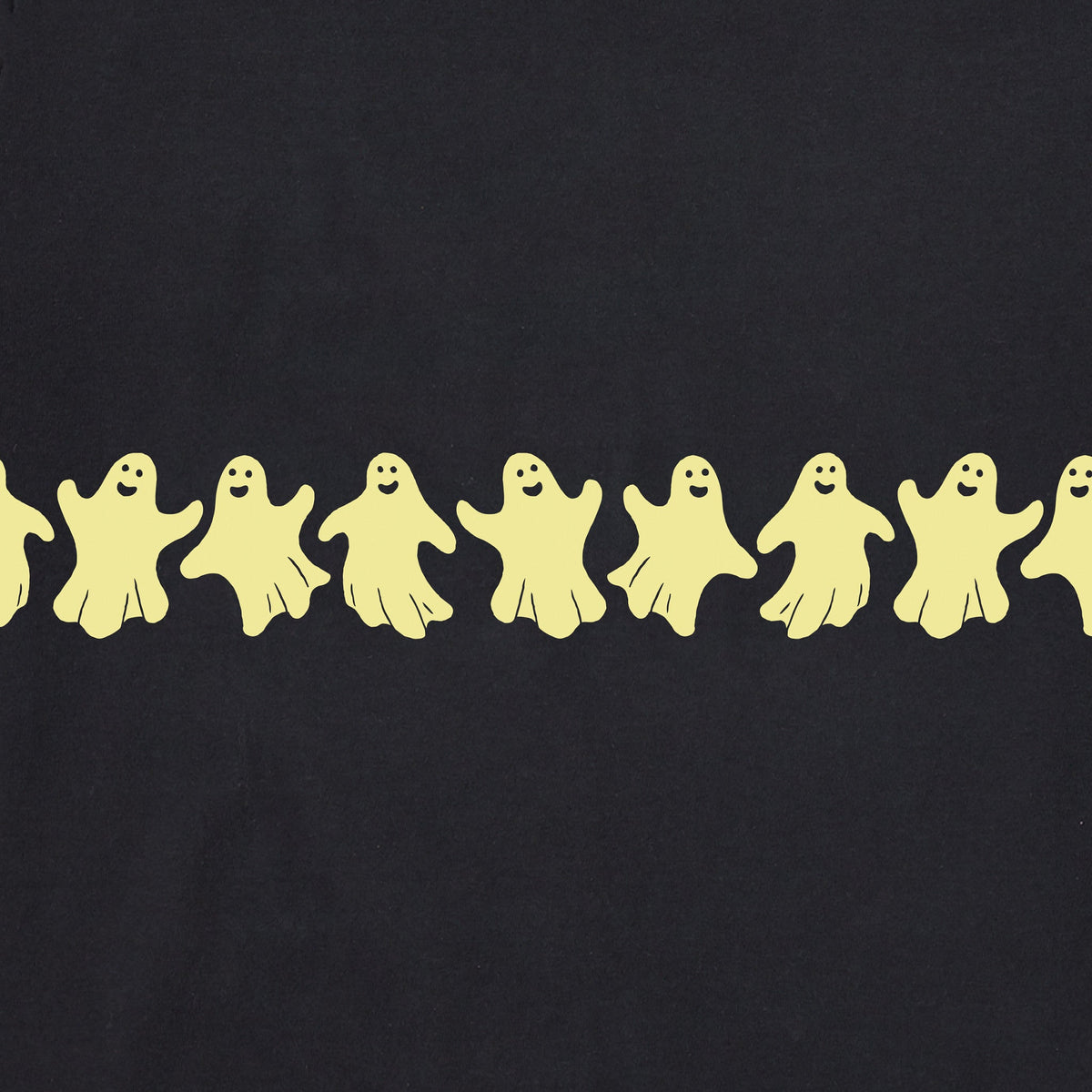 Kids Happy Glowing Ghosts Long Sleeve Crusher Tee product image 2