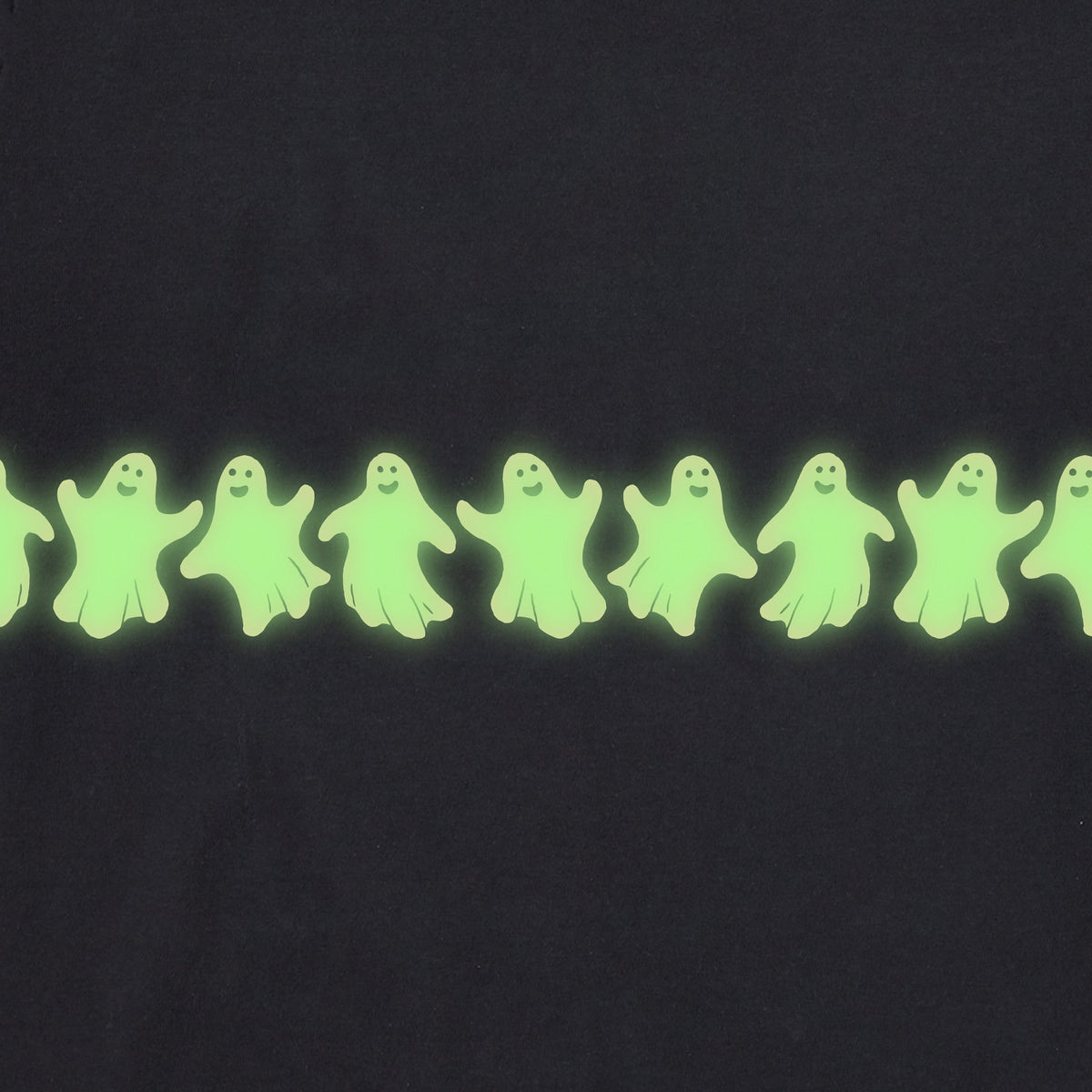 Kids Happy Glowing Ghosts Long Sleeve Crusher Tee product image 3