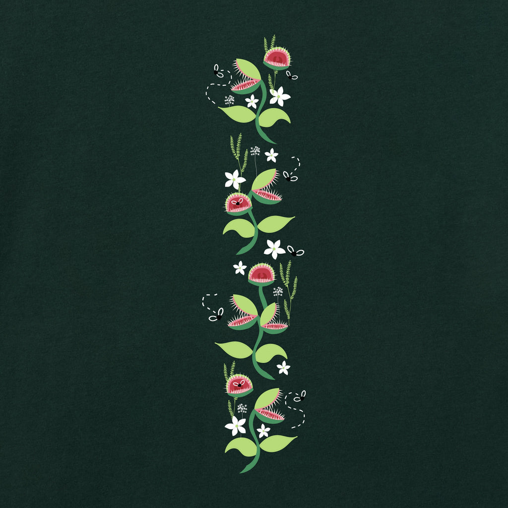 Women's Snack Time Venus Flytrap Long Sleeve Crusher Tee product image 3