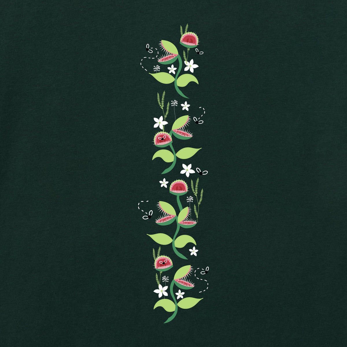 Women's Snack Time Venus Flytrap Long Sleeve Crusher Tee product image 3