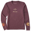 Women's Cider + Donuts Long Sleeve Crusher Tee product image 1