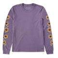 Women's Doodle Sunflowers Long Sleeve Crusher Tee product image 1