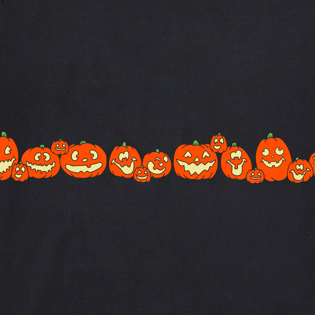 Women's Glowing Jack-o-Lanterns Long Sleeve Crusher Tee product image 2