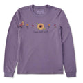 Women's Happy Fall Y'all Flowers Long Sleeve Crusher Tee product image 1
