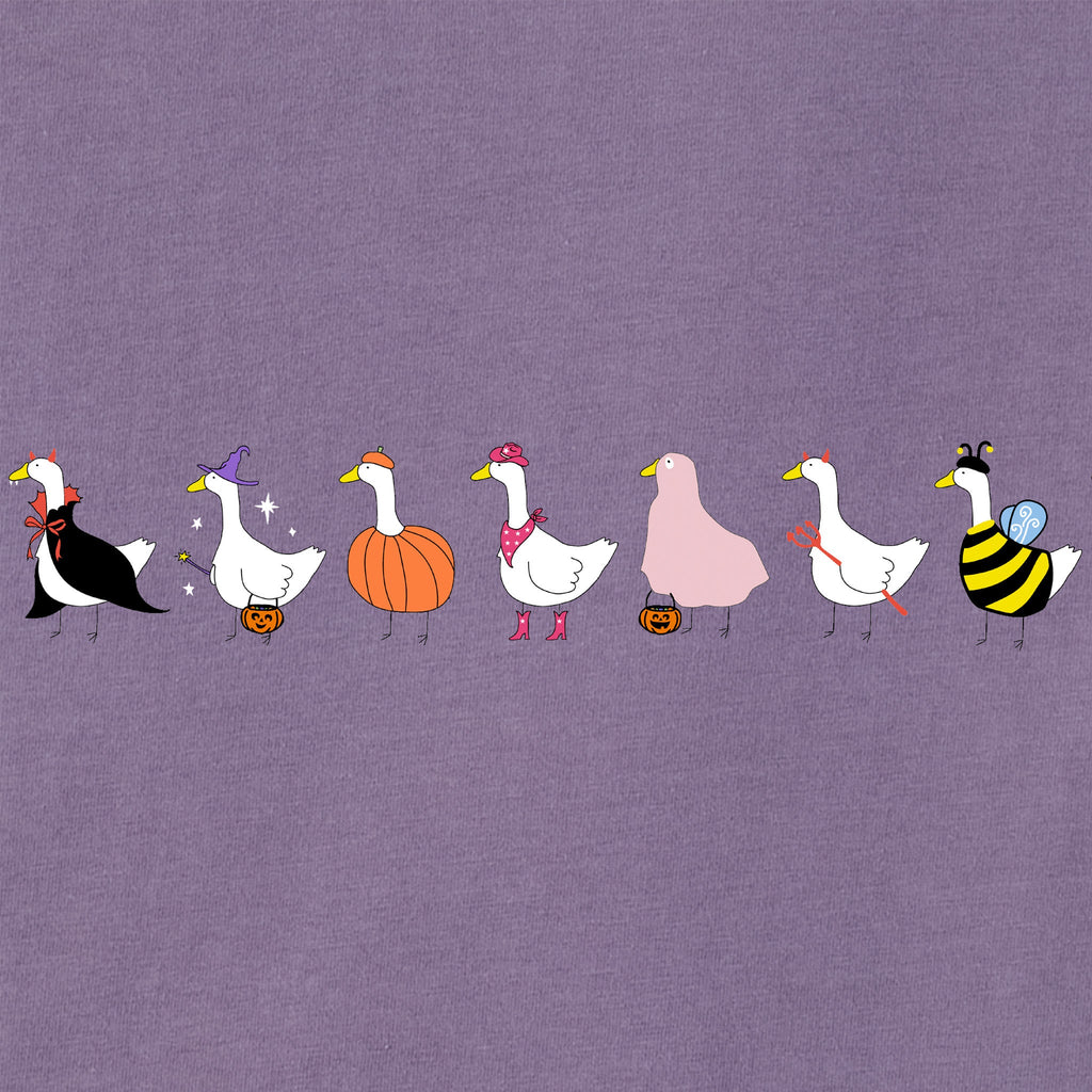 Women's Duck Costume Parade Long Sleeve Crusher Tee