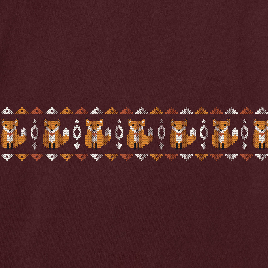 Women's Knit Fox Pattern Long Sleeve Crusher Tee product image 2