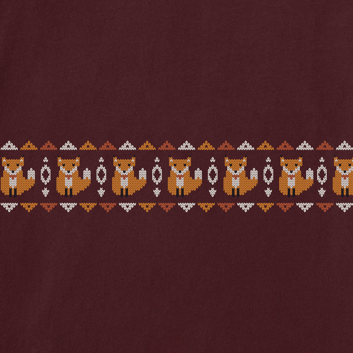 Women's Knit Fox Pattern Long Sleeve Crusher Tee product image 2