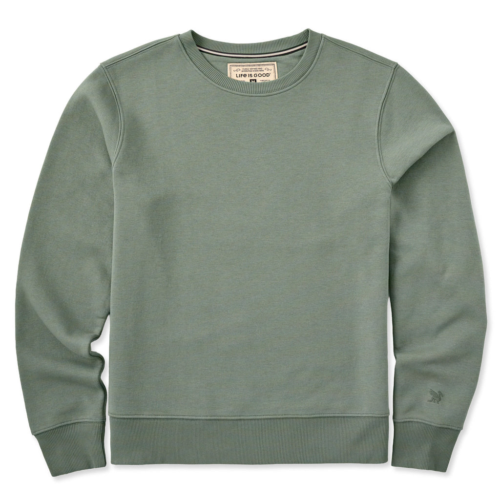 Men's Solid Good Vibes Crew