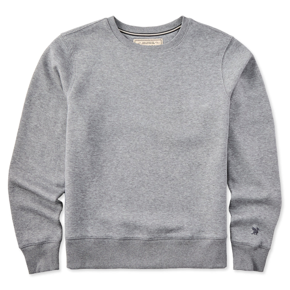 Men's Solid Good Vibes Crew
