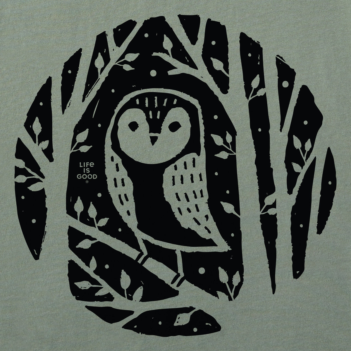 Men's Owl in the Trees Good Vibes Hoodie product image 2
