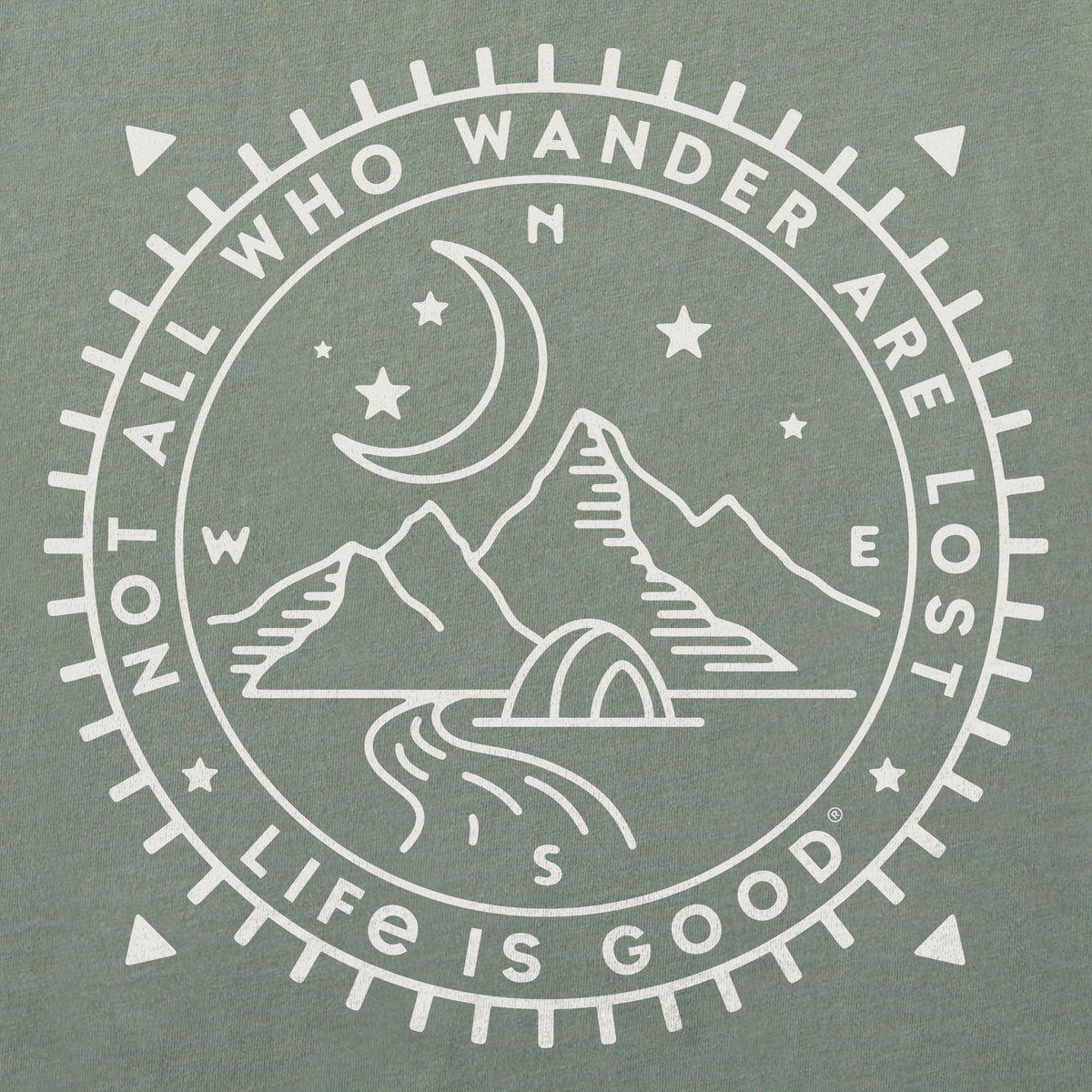 Men's Wander Compass Camp Good Vibes Hoodie product image 2