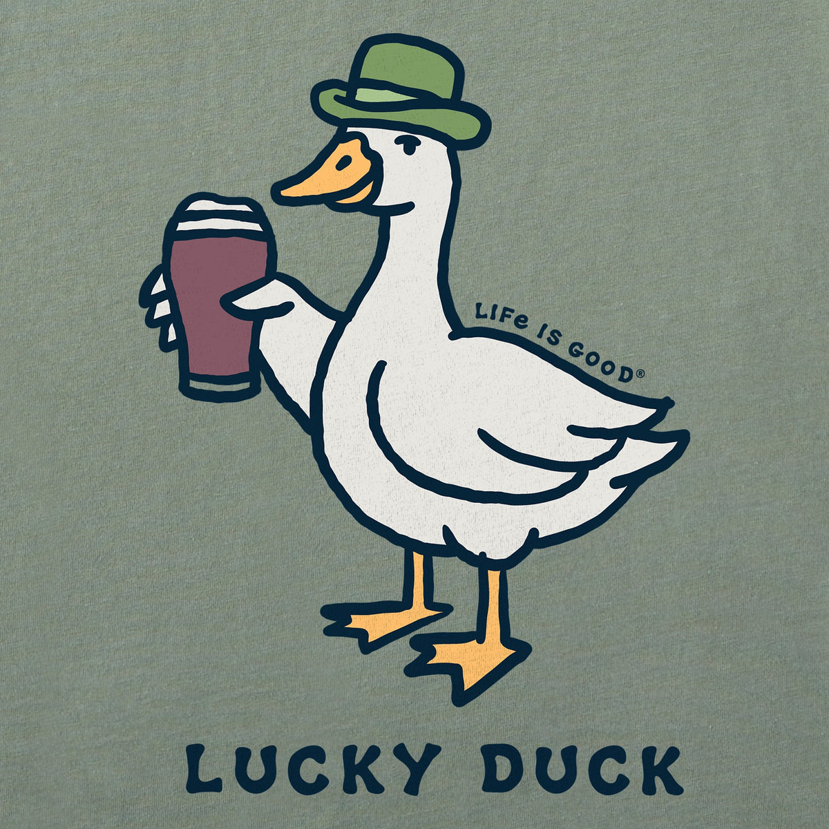 Men's Lucky Duck Stout Good Vibes Hoodie product image 2