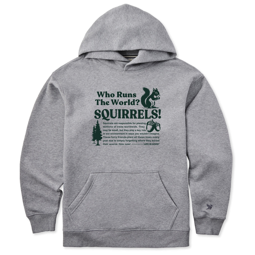 Men's Squirrels Run the World Good Vibes Hoodie product image 1
