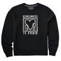 Women's Kindness is Free Heart Good Vibes Crew