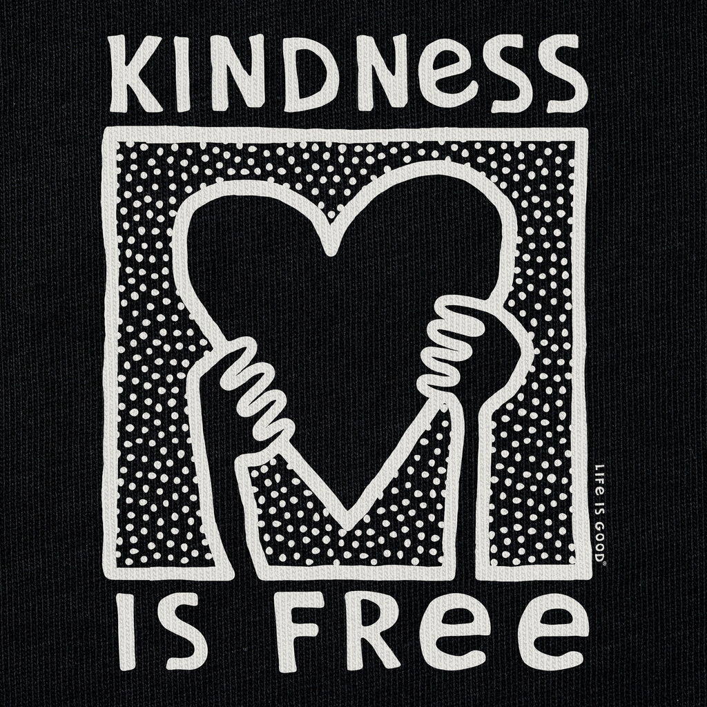 Women's Kindness is Free Heart Good Vibes Crew