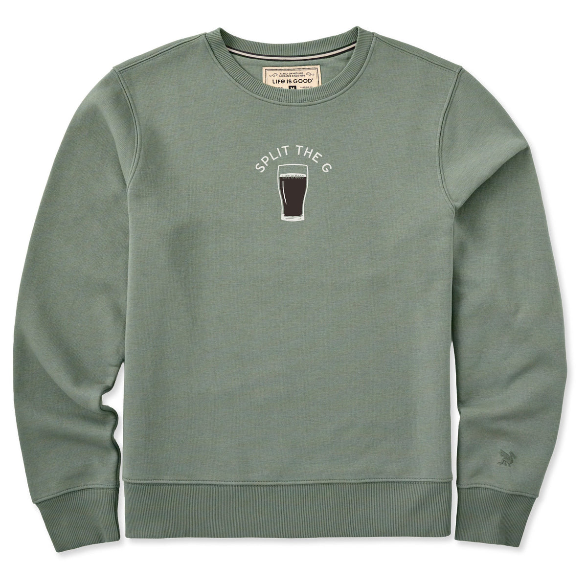 Women's Simply Split the G Good Vibes Crew