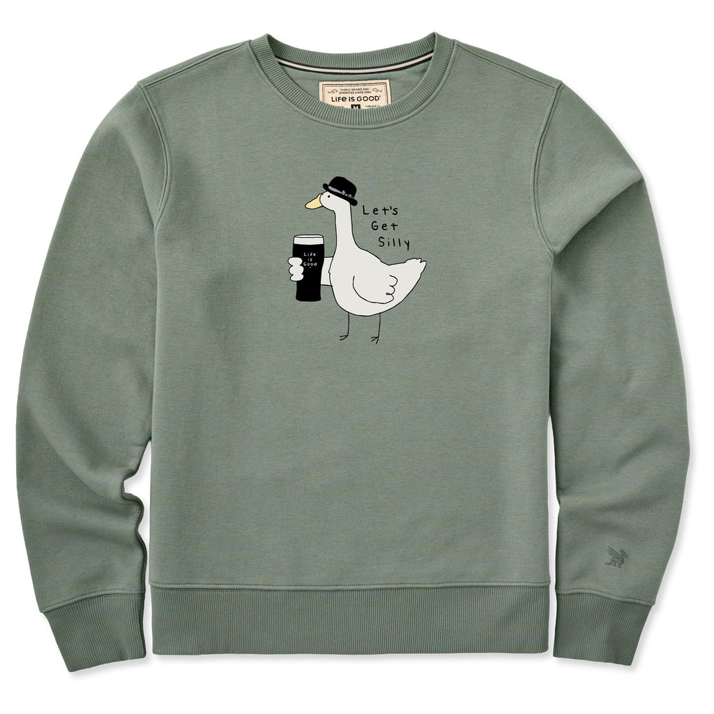 Women's Let's Get Silly Irish Goose Good Vibes Crew