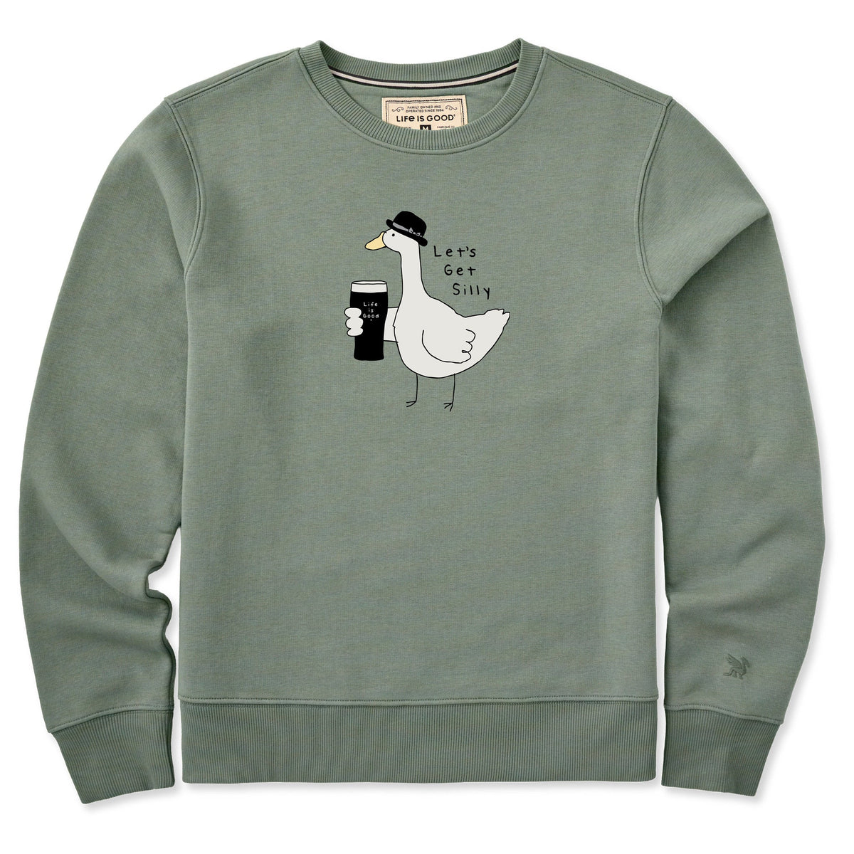 Women's Let's Get Silly Irish Goose Good Vibes Crew