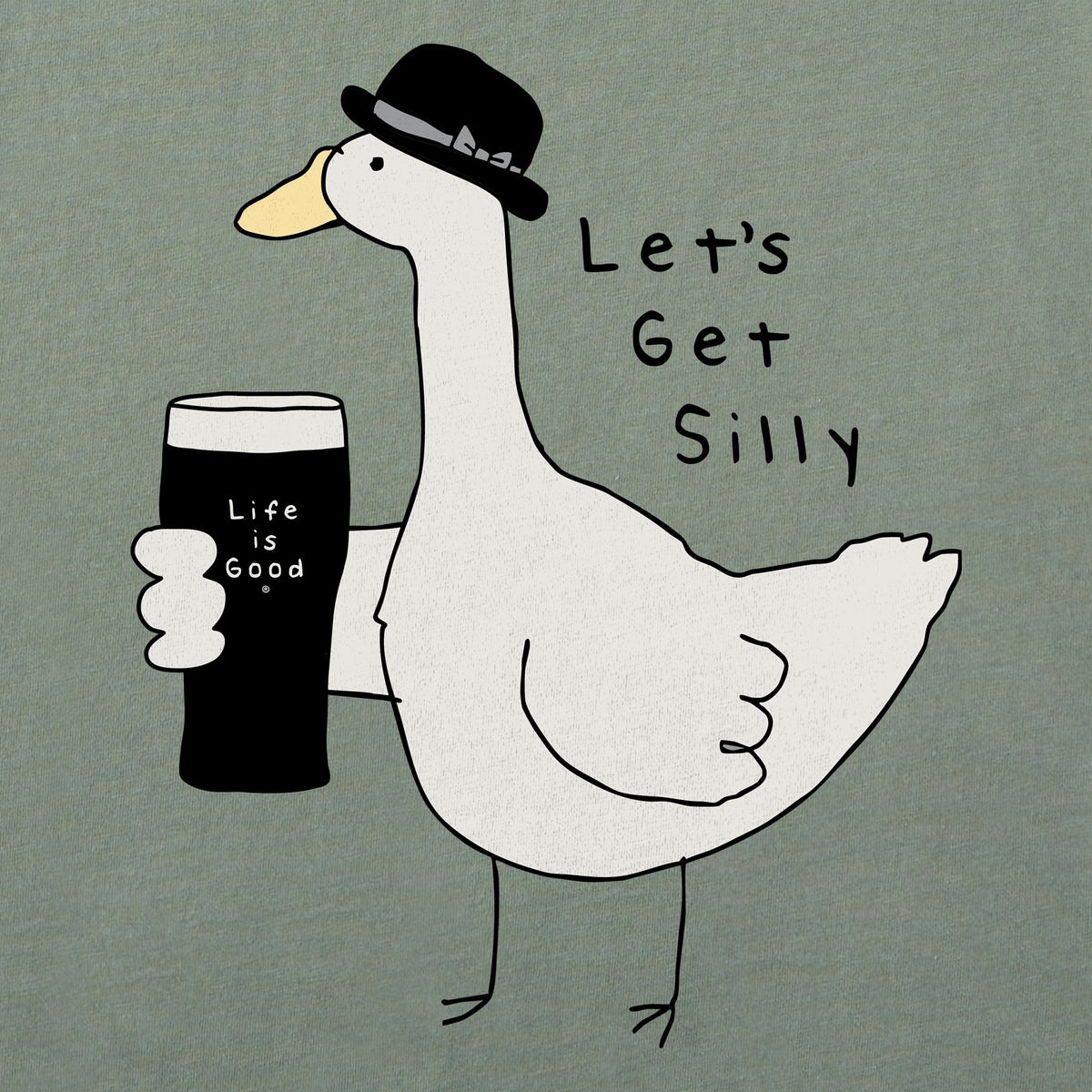 Women's Let's Get Silly Irish Goose Good Vibes Crew