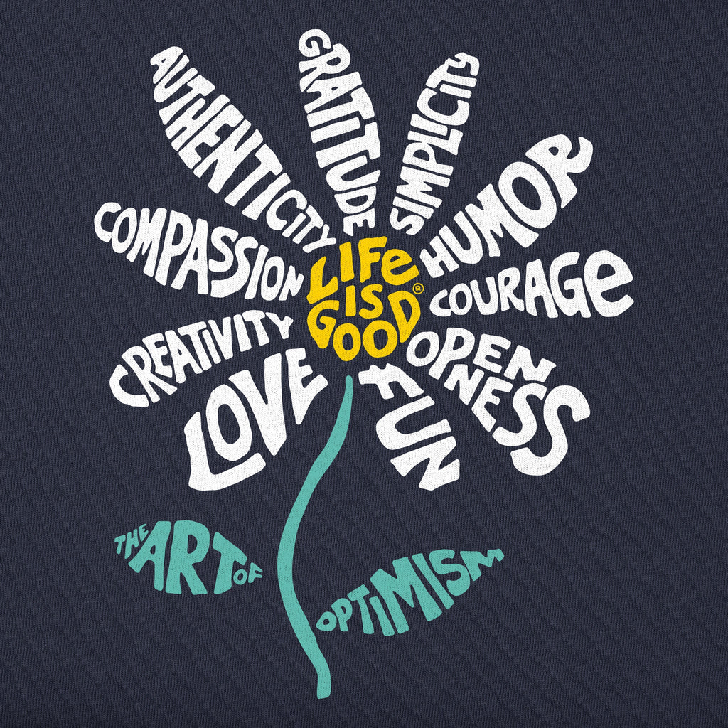 Women's Superpowers Daisy Good Vibes Crew