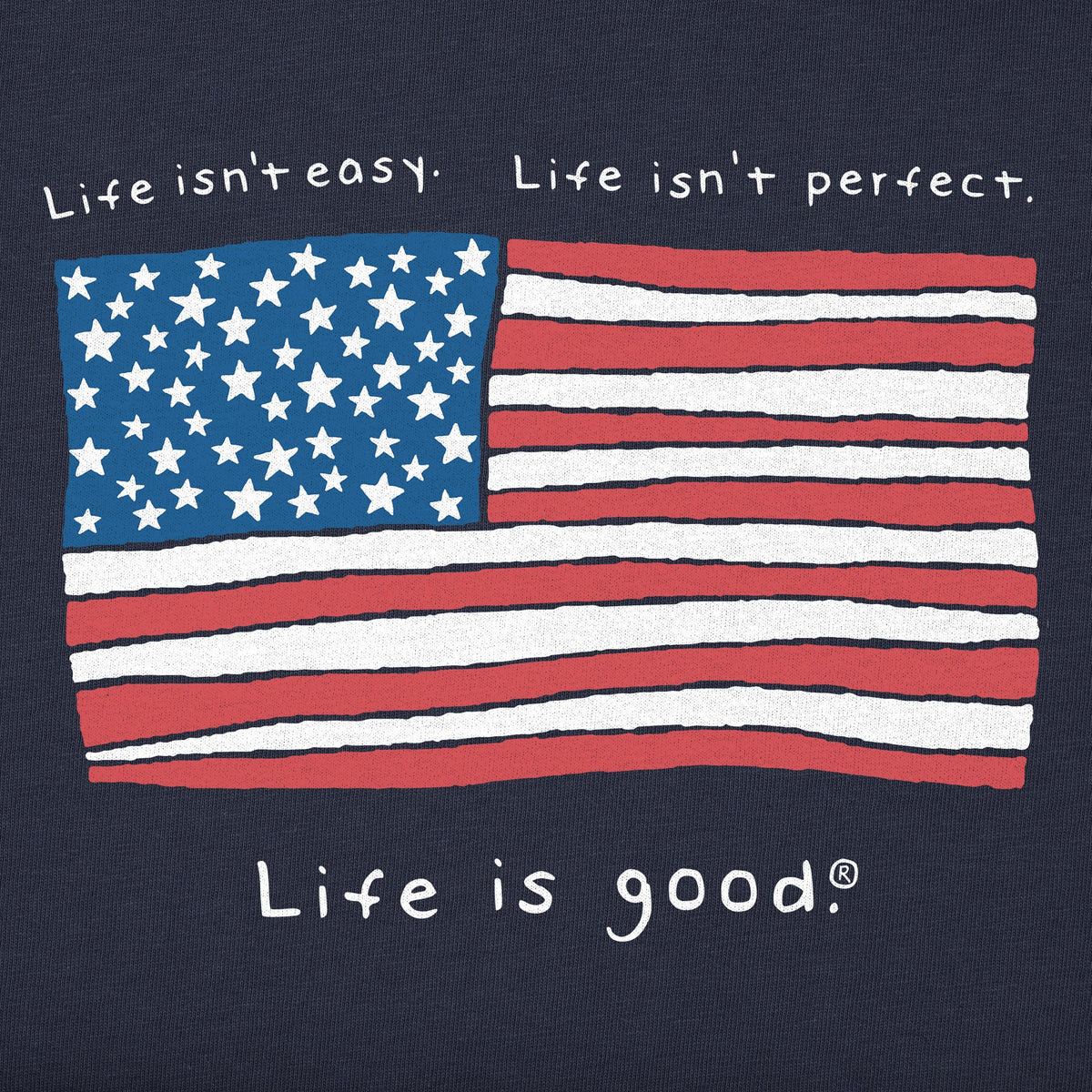 Women's Life is Good America Vibes Crew product image 2