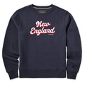Women's New England Script Good Vibes Crew